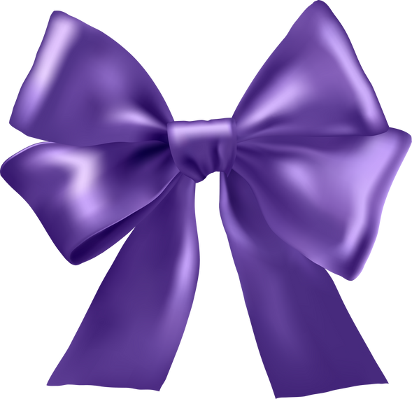 purple bow illustration